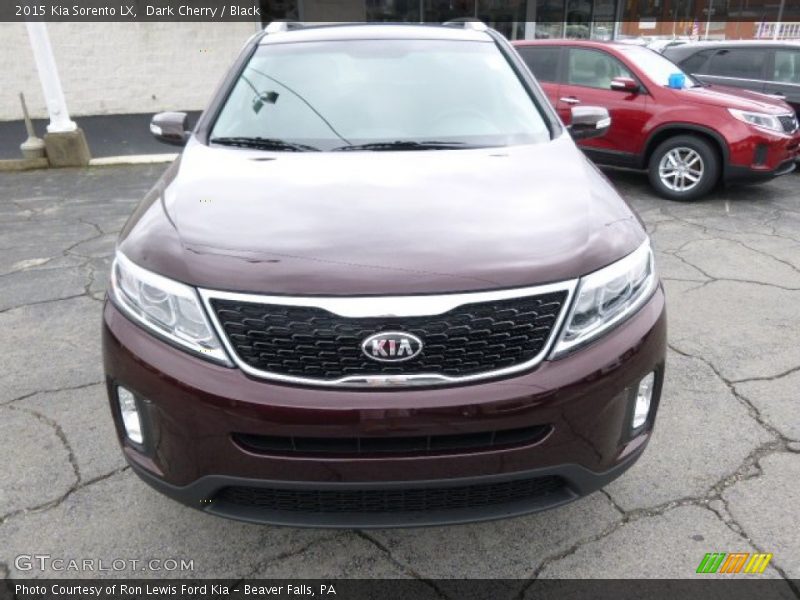 Dark Cherry / Black 2015 Kia Sorento LX