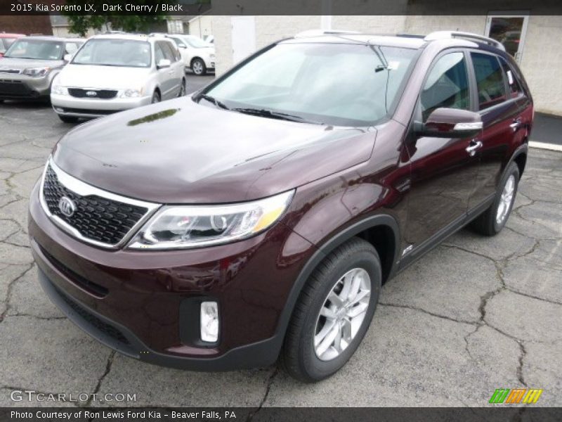 Dark Cherry / Black 2015 Kia Sorento LX