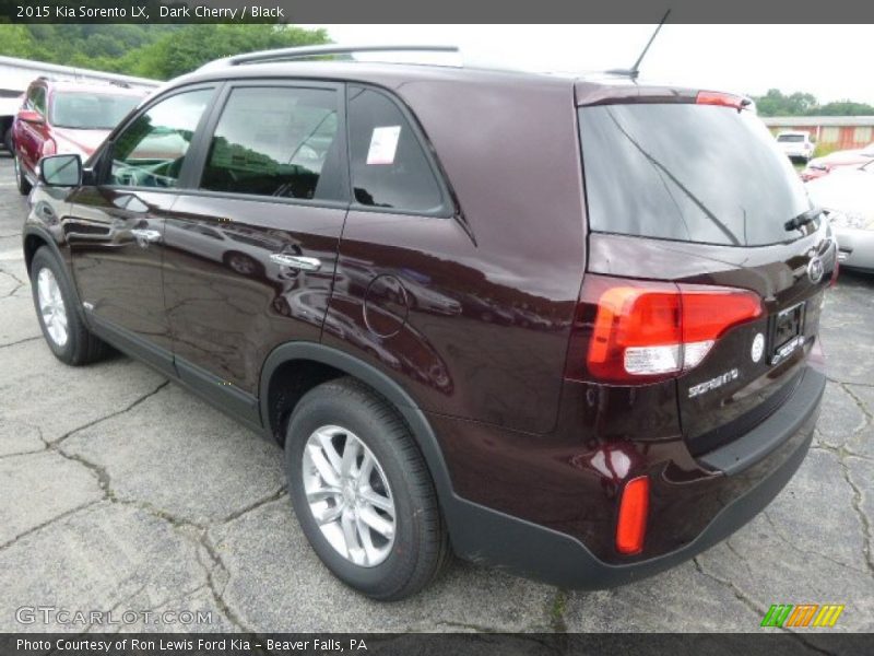 Dark Cherry / Black 2015 Kia Sorento LX