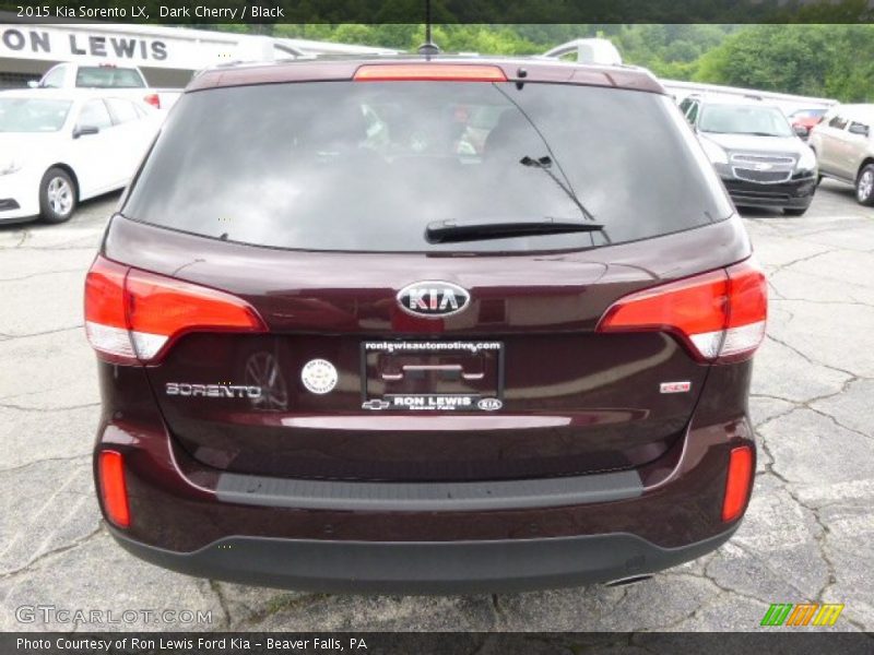 Dark Cherry / Black 2015 Kia Sorento LX