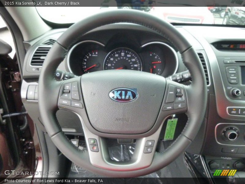 Dark Cherry / Black 2015 Kia Sorento LX