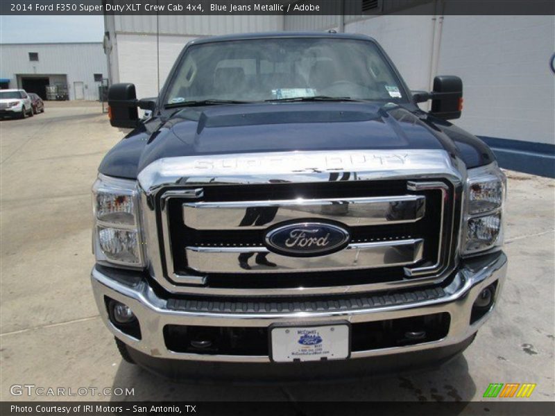 Blue Jeans Metallic / Adobe 2014 Ford F350 Super Duty XLT Crew Cab 4x4