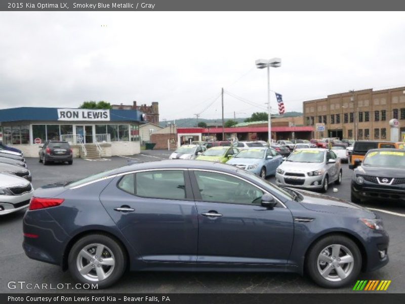 Smokey Blue Metallic / Gray 2015 Kia Optima LX