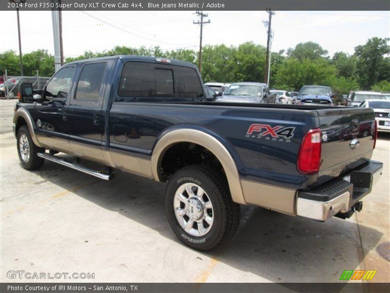 Blue Jeans Metallic / Adobe 2014 Ford F350 Super Duty XLT Crew Cab 4x4