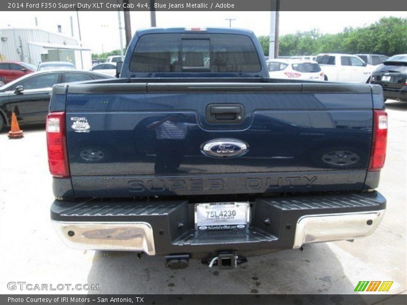 Blue Jeans Metallic / Adobe 2014 Ford F350 Super Duty XLT Crew Cab 4x4