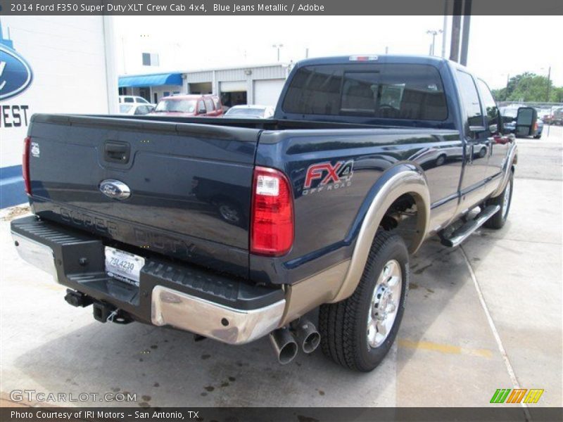 Blue Jeans Metallic / Adobe 2014 Ford F350 Super Duty XLT Crew Cab 4x4