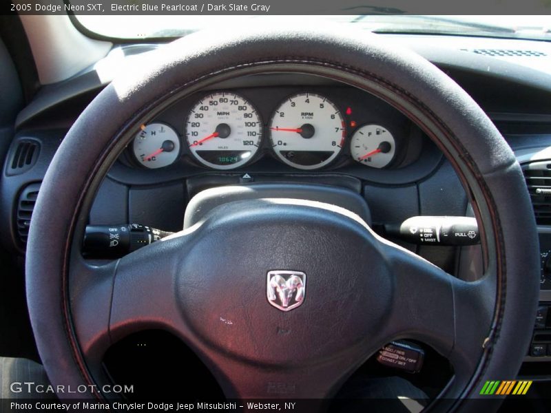 Electric Blue Pearlcoat / Dark Slate Gray 2005 Dodge Neon SXT