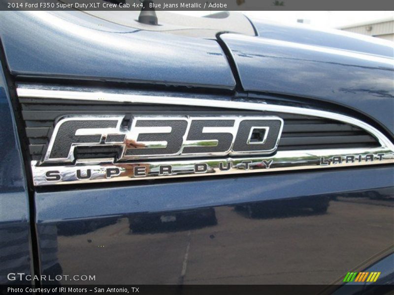 Blue Jeans Metallic / Adobe 2014 Ford F350 Super Duty XLT Crew Cab 4x4