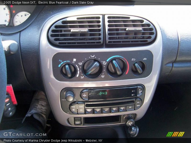 Electric Blue Pearlcoat / Dark Slate Gray 2005 Dodge Neon SXT