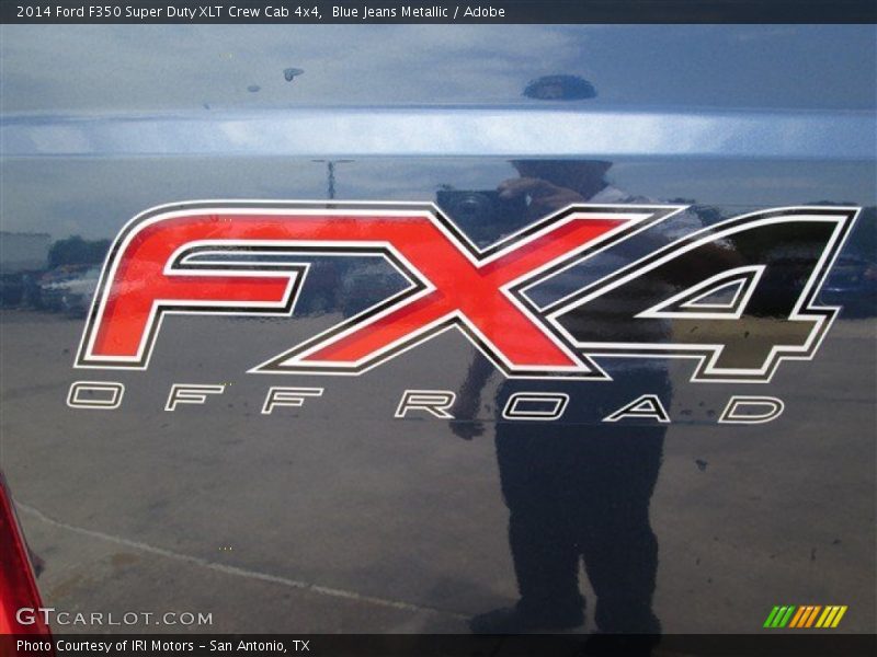 Blue Jeans Metallic / Adobe 2014 Ford F350 Super Duty XLT Crew Cab 4x4
