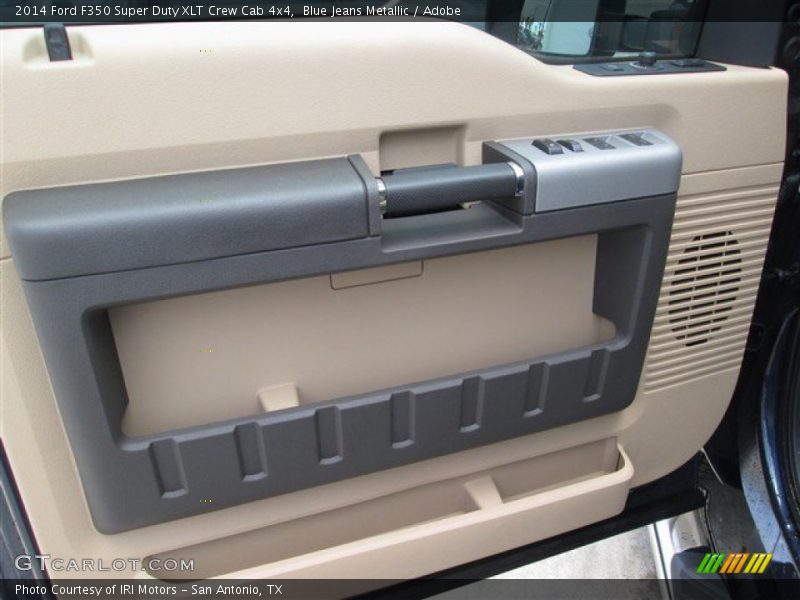 Blue Jeans Metallic / Adobe 2014 Ford F350 Super Duty XLT Crew Cab 4x4