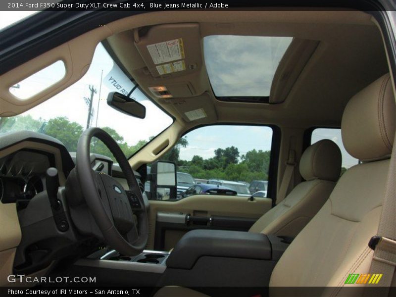 Blue Jeans Metallic / Adobe 2014 Ford F350 Super Duty XLT Crew Cab 4x4