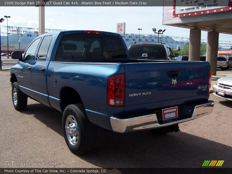 Atlantic Blue Pearl / Medium Slate Gray 2006 Dodge Ram 2500 SLT Quad Cab 4x4