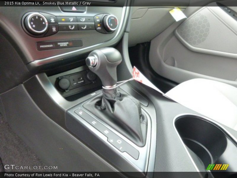 Smokey Blue Metallic / Gray 2015 Kia Optima LX