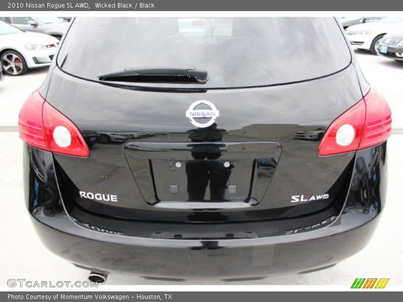 Wicked Black / Black 2010 Nissan Rogue SL AWD