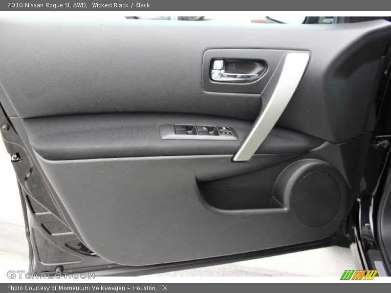 Wicked Black / Black 2010 Nissan Rogue SL AWD