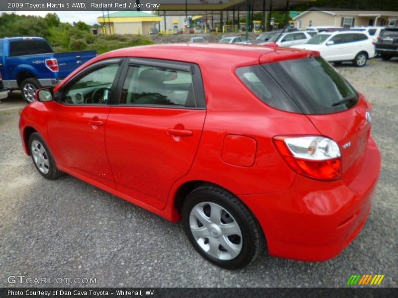 Radiant Red / Ash Gray 2009 Toyota Matrix S AWD