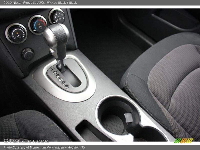 Wicked Black / Black 2010 Nissan Rogue SL AWD