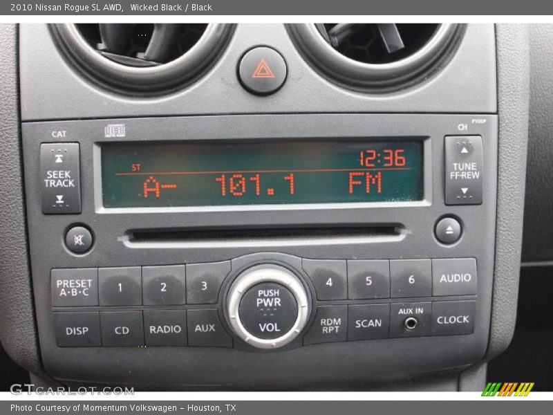 Wicked Black / Black 2010 Nissan Rogue SL AWD