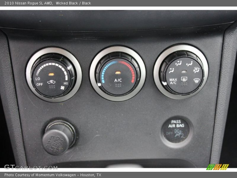 Wicked Black / Black 2010 Nissan Rogue SL AWD