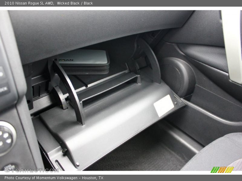 Wicked Black / Black 2010 Nissan Rogue SL AWD