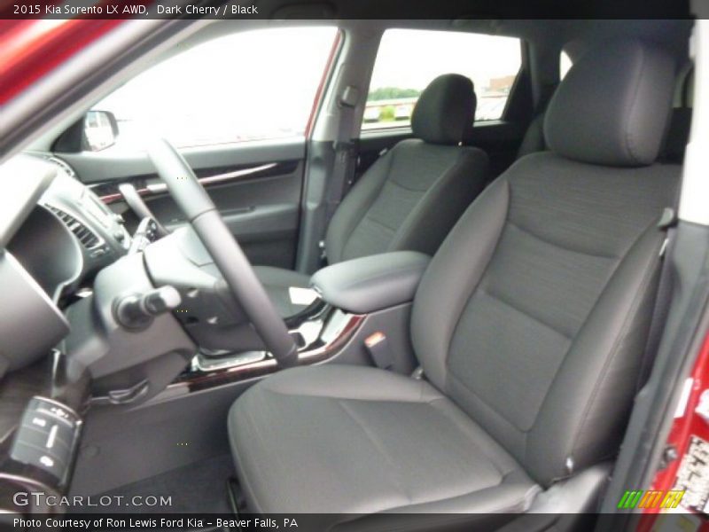 Dark Cherry / Black 2015 Kia Sorento LX AWD