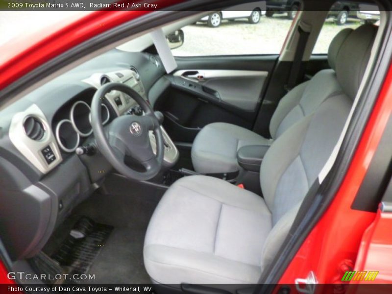 Radiant Red / Ash Gray 2009 Toyota Matrix S AWD