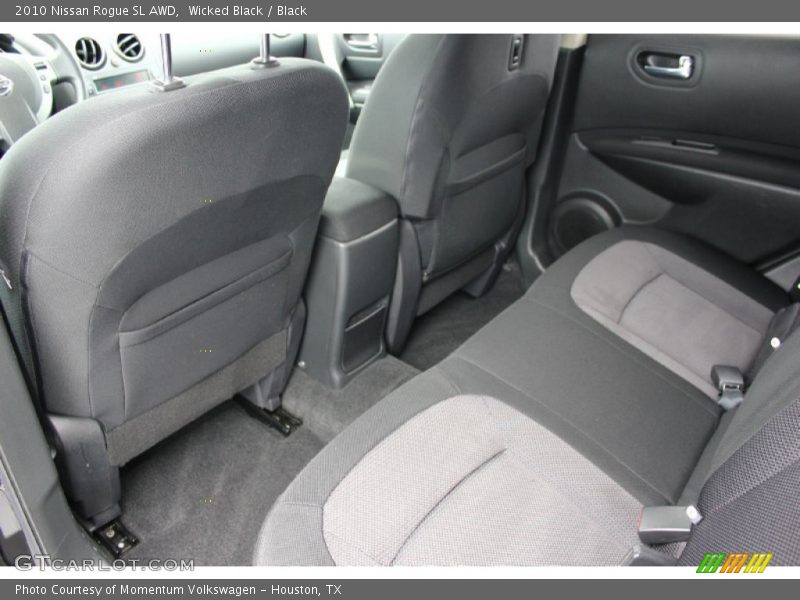 Wicked Black / Black 2010 Nissan Rogue SL AWD