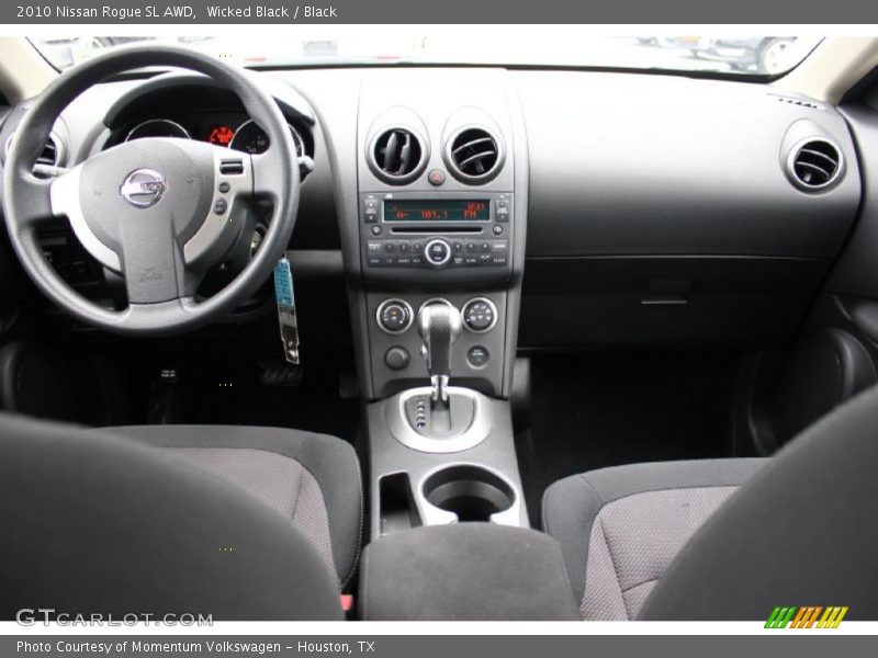 Wicked Black / Black 2010 Nissan Rogue SL AWD