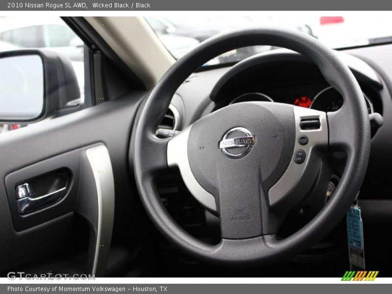 Wicked Black / Black 2010 Nissan Rogue SL AWD