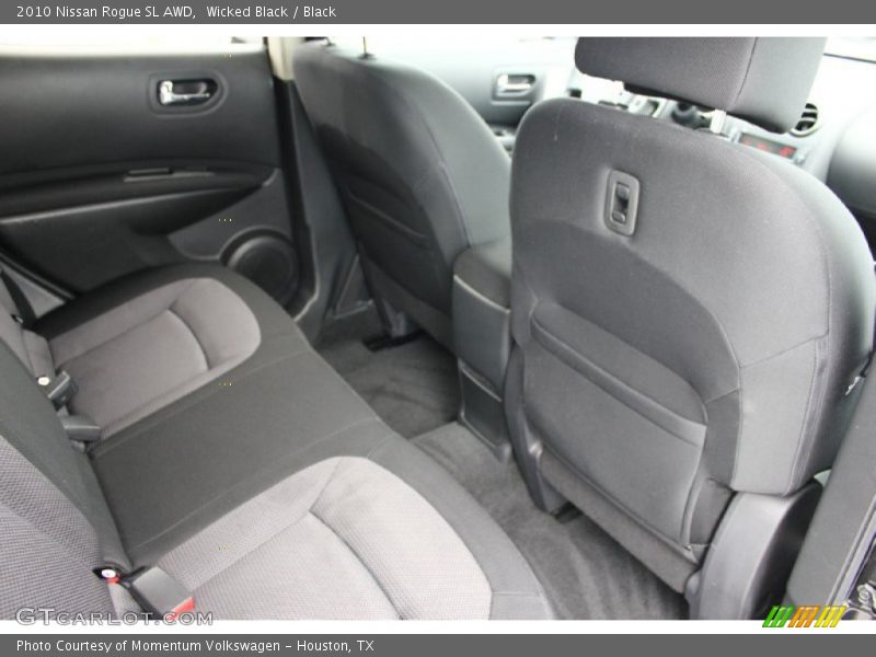 Wicked Black / Black 2010 Nissan Rogue SL AWD
