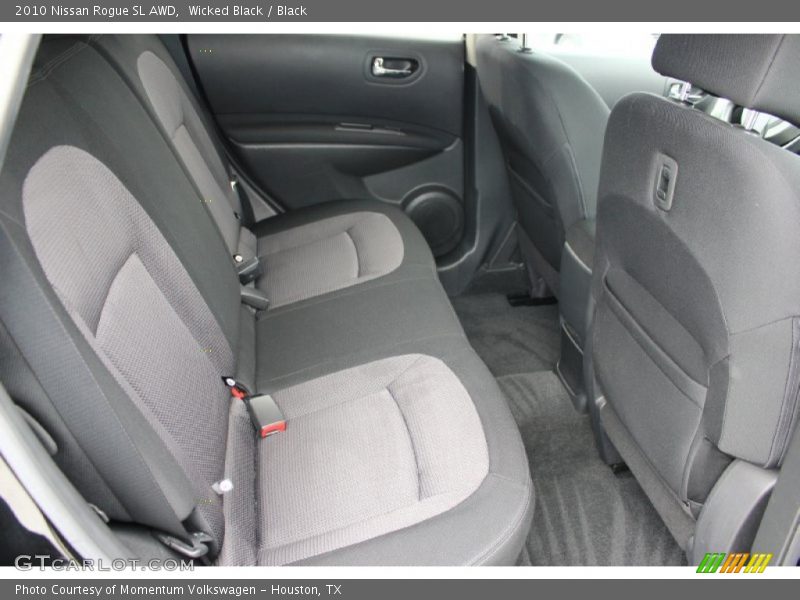 Wicked Black / Black 2010 Nissan Rogue SL AWD