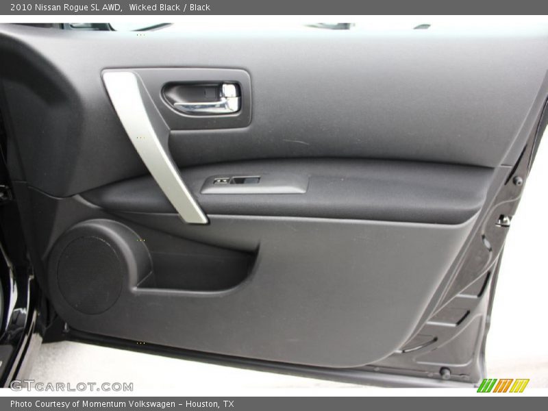 Wicked Black / Black 2010 Nissan Rogue SL AWD
