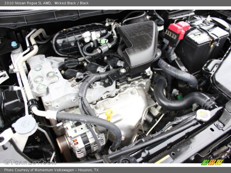 Wicked Black / Black 2010 Nissan Rogue SL AWD