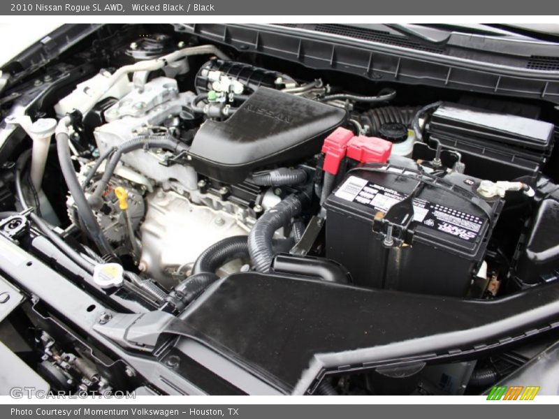 Wicked Black / Black 2010 Nissan Rogue SL AWD