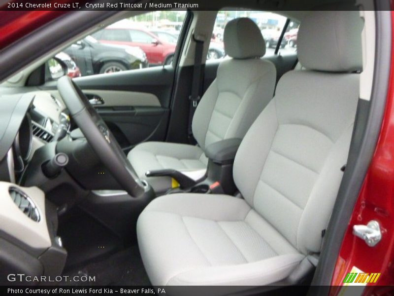 Crystal Red Tintcoat / Medium Titanium 2014 Chevrolet Cruze LT
