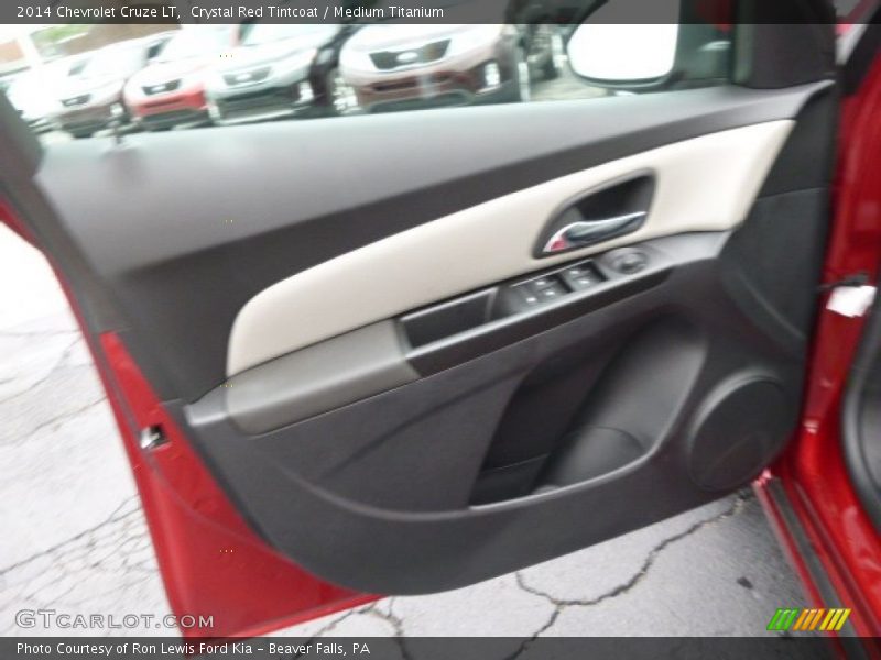 Crystal Red Tintcoat / Medium Titanium 2014 Chevrolet Cruze LT