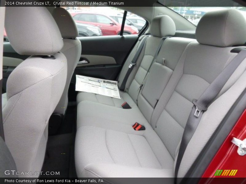 Crystal Red Tintcoat / Medium Titanium 2014 Chevrolet Cruze LT