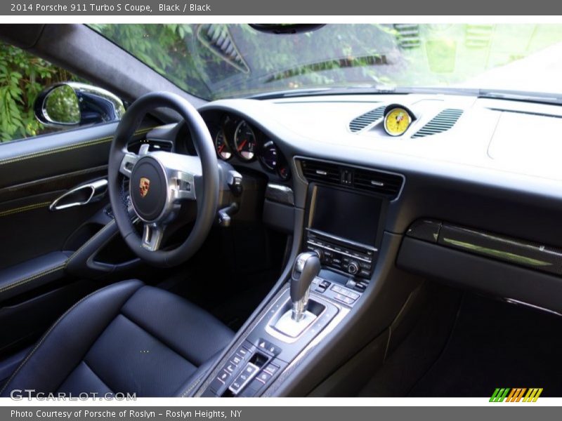 Black / Black 2014 Porsche 911 Turbo S Coupe