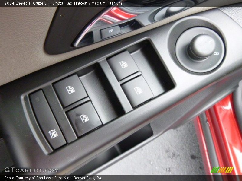 Crystal Red Tintcoat / Medium Titanium 2014 Chevrolet Cruze LT