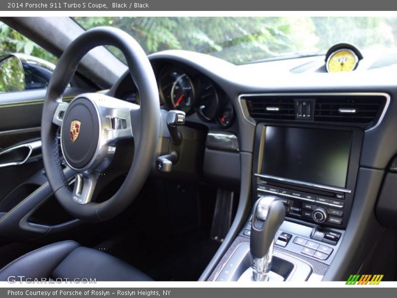 Black / Black 2014 Porsche 911 Turbo S Coupe