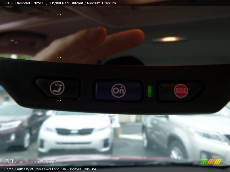 Crystal Red Tintcoat / Medium Titanium 2014 Chevrolet Cruze LT