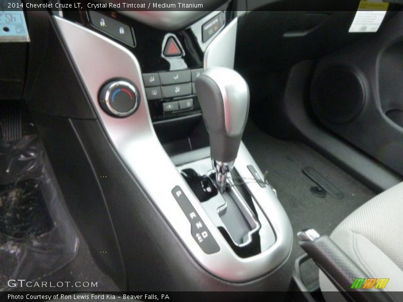 Crystal Red Tintcoat / Medium Titanium 2014 Chevrolet Cruze LT