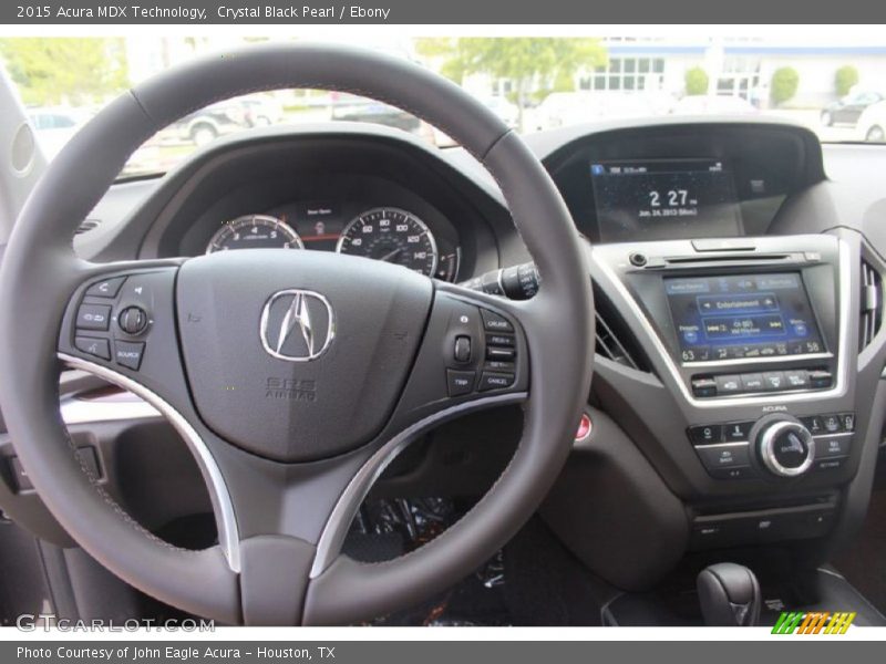 Crystal Black Pearl / Ebony 2015 Acura MDX Technology