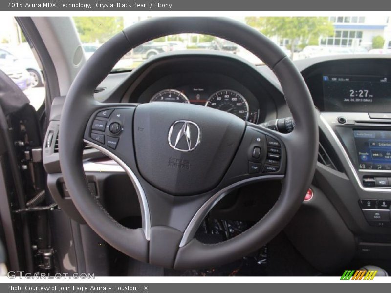 Crystal Black Pearl / Ebony 2015 Acura MDX Technology