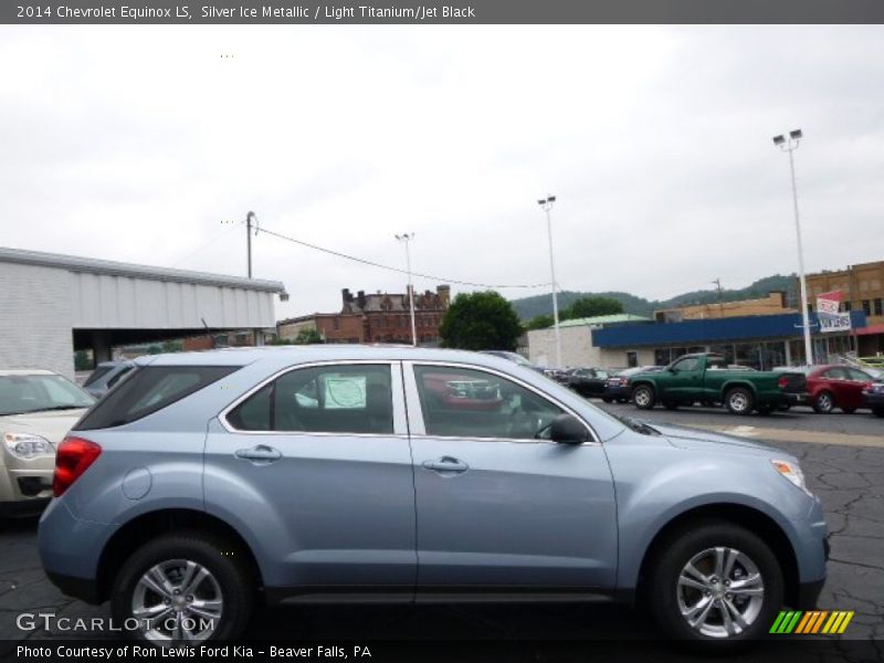 Silver Ice Metallic / Light Titanium/Jet Black 2014 Chevrolet Equinox LS