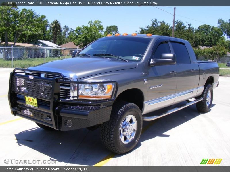Mineral Gray Metallic / Medium Slate Gray 2006 Dodge Ram 3500 Laramie Mega Cab 4x4