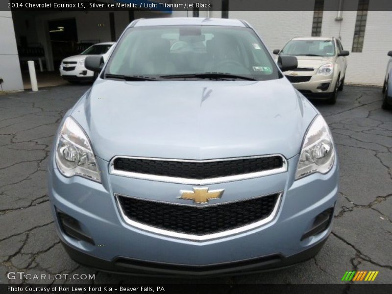 Silver Ice Metallic / Light Titanium/Jet Black 2014 Chevrolet Equinox LS