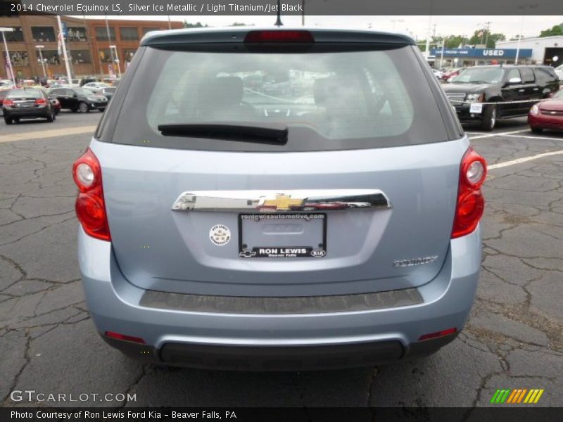 Silver Ice Metallic / Light Titanium/Jet Black 2014 Chevrolet Equinox LS