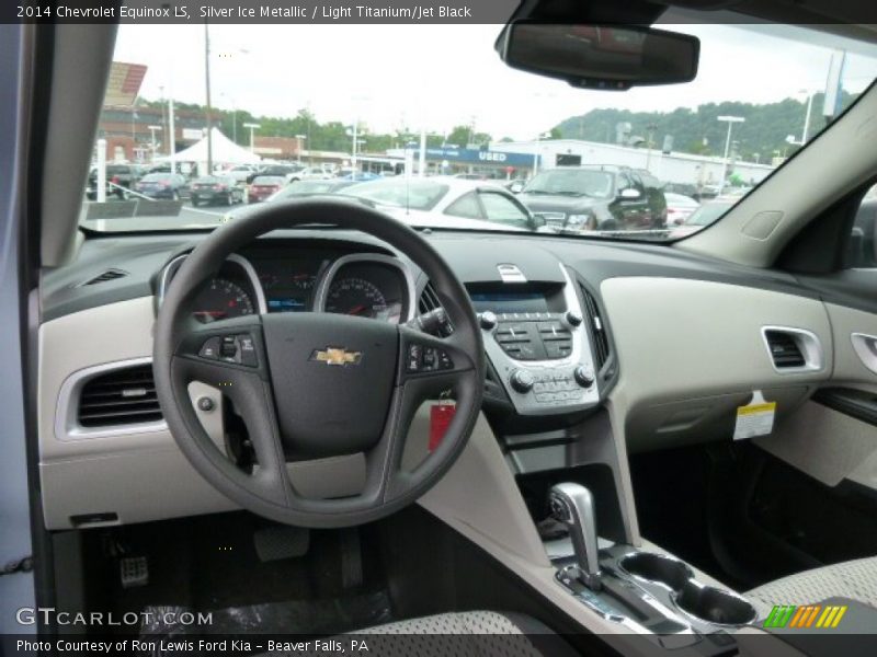 Silver Ice Metallic / Light Titanium/Jet Black 2014 Chevrolet Equinox LS